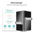 Matte hydrogel film for screen protector cutting machine